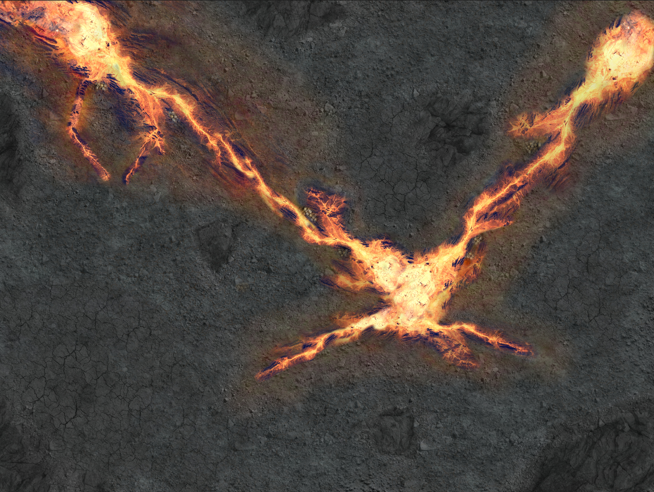 Infernal Steppes - Neoprene Battle Mat