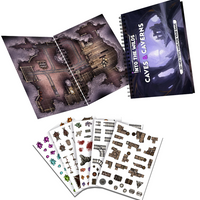 Into the Wilds Battlemap Books: Caves and Caverns