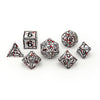 Ironworks - Dex 7 Piece RPG set Alloy Dice