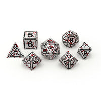Ironworks - Dex 7 Piece RPG set Alloy Dice