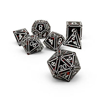 Ironworks -  Hidden in the Shadows 7 Piece RPG set Alloy Dice