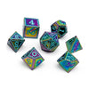 Ironworks - Skyborn 7 Piece RPG set Alloy Metal Dice