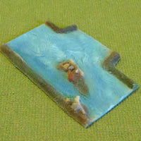 JRM3203 7 inch River Ford with Island Aerial Blue by JR Miniatures