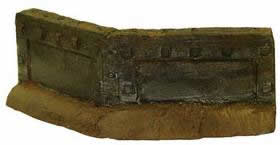 JRM6707 Angle Wall Fortification (2ea) by JR Miniatures