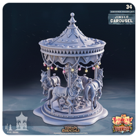 3D Printed Cast n Play Christmas Village Terrain Set 28mm 32mm D&D