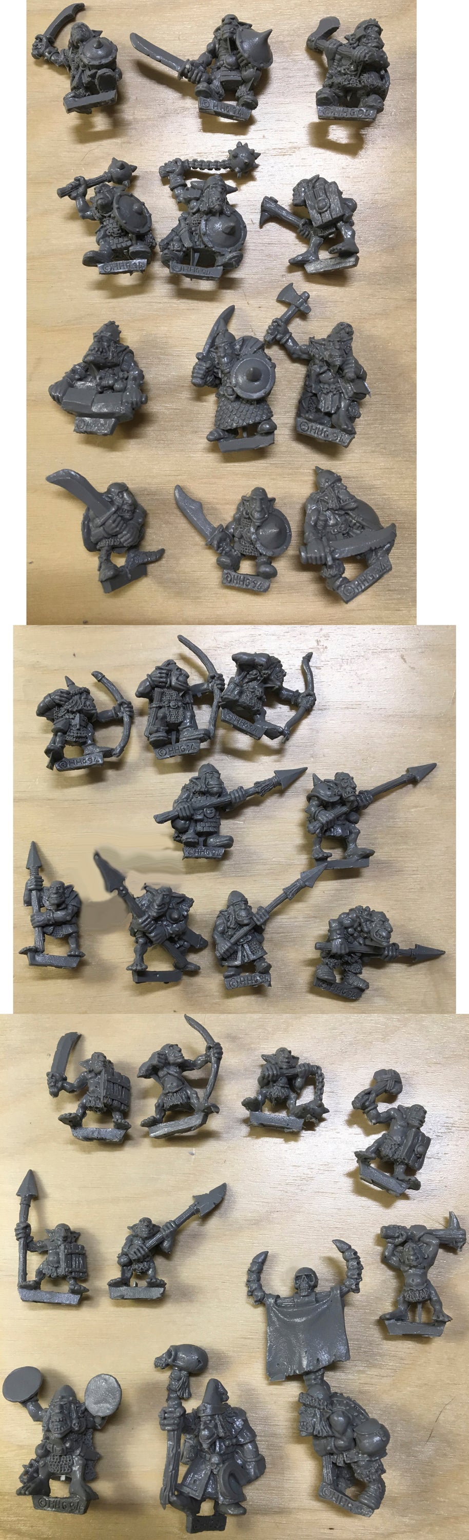 Heartbreaker Fantasy Armies - Kev Adams 31 Goblin Army (unpainted resin)