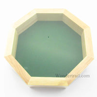 Wood Dice Tray 10 inches Hex Koplow Games