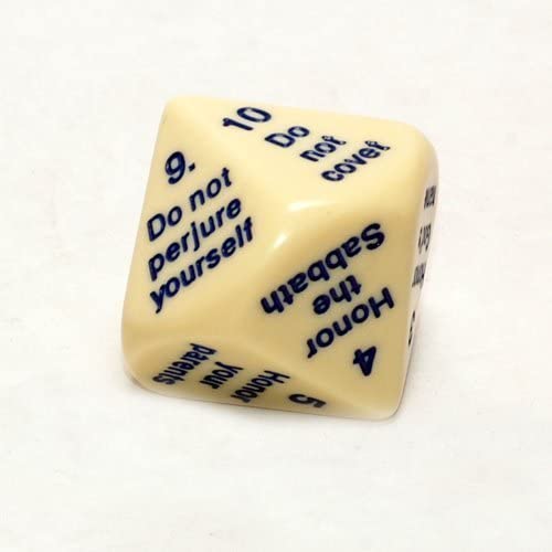 The Ten Commandments 25mm Die Koplow Games