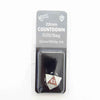 KOP18863 Metal Die Silver Colored White Numbers D20 22mm (7/8in) 1 Die