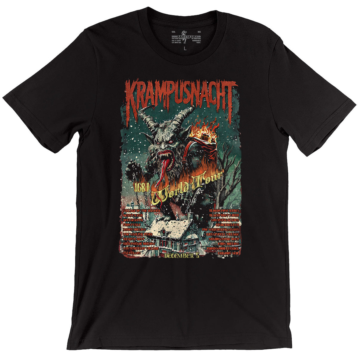 1692 World Tour — Krampusnacht Holiday T-Shirt