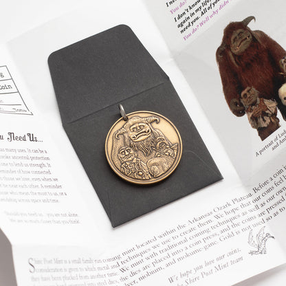Labyrinth | Should You Need Us Necklace - Bronze Pendant