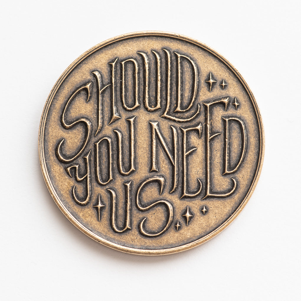 Labyrinth | Should You Need Us Bronze Friendship Token