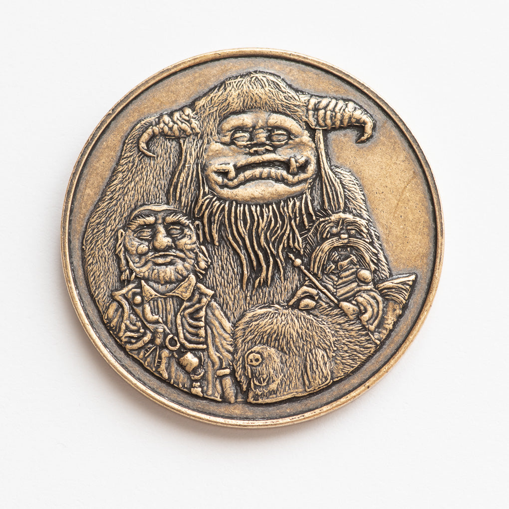Labyrinth | Should You Need Us Bronze Friendship Token