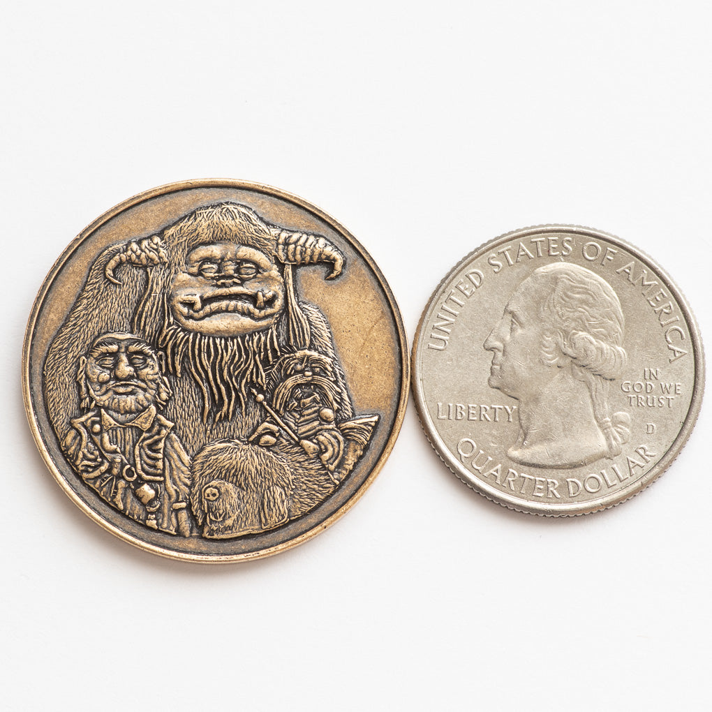 Labyrinth | Should You Need Us Bronze Friendship Token