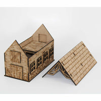 LCW1121 Abitha the Barn 28mm Scale Miniature Terrain Laser Craft Workshop