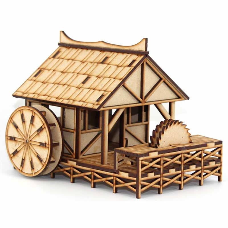 LCW1225 Jenash Saw Mill 28mm Scale Miniature Terrain Laser Craft Workshop