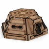 LCW1307 Pillbox Building 28mm Scale Miniature Terrain Laser Craft