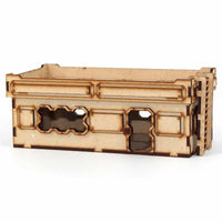 LCW1315 Single Story Building 8 x 4 Inch Blockhouse 28mm Scale Miniature Terrain