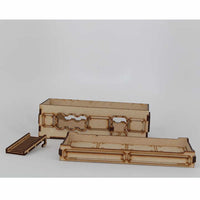 LCW1315 Single Story Building 8 x 4 Inch Blockhouse 28mm Scale Miniature Terrain