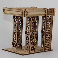 LCW1335 Guard Tower Building 6 Inches Tall 28mm Miniature Terrain Laser Craft