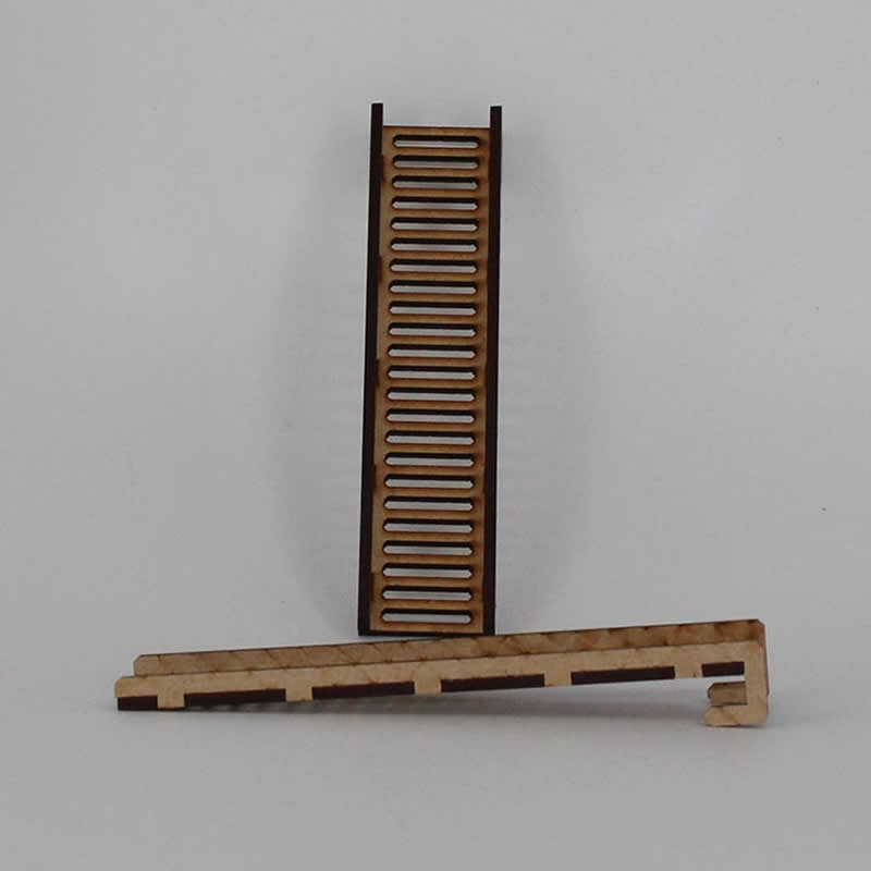 LCW1340 2 Story Ladders Pack of 2 28mm Scale Miniature Terrain Laser Craft