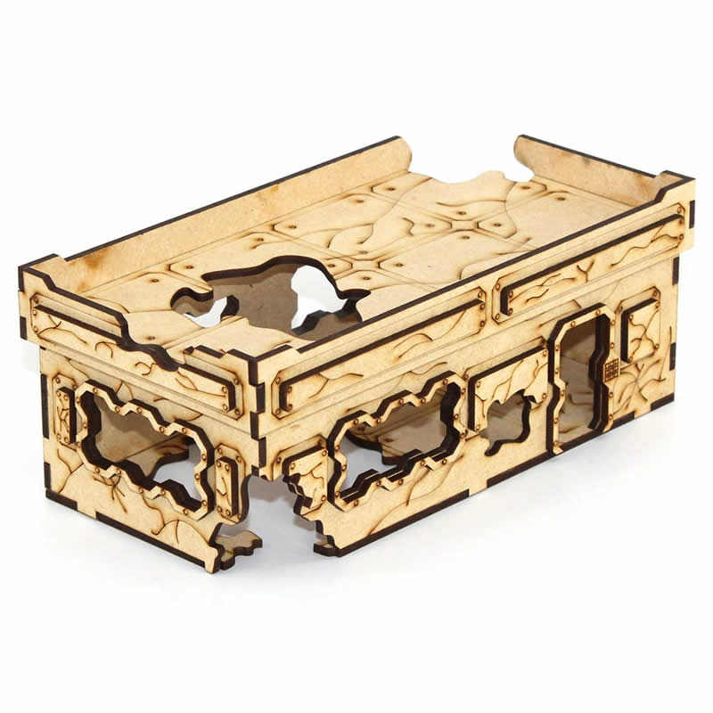 LCW1415 Ruined Blockhouse Building 8 x 4 Inch 28mm Scale Miniature Terrain