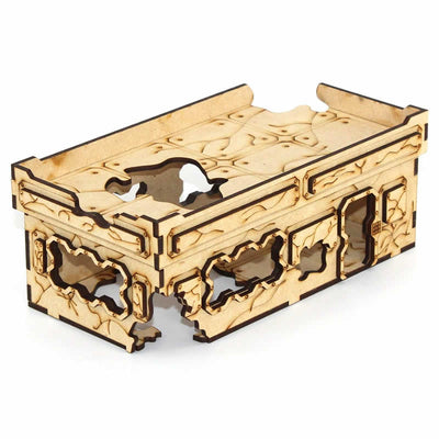 LCW1415 Ruined Blockhouse Building 8 x 4 Inch 28mm Scale Miniature Terrain