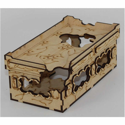 LCW1415 Ruined Blockhouse Building 8 x 4 Inch 28mm Scale Miniature Terrain
