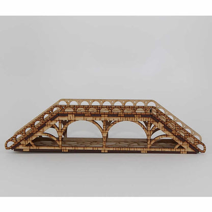 LCW1605 Battlefield Bridge 11Lx2.75Wx2.56H inches 28mm Scale Miniature Terrain