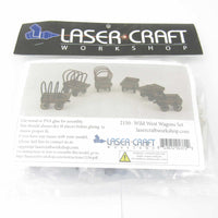 LCW2150 Old West Wagon Set 28mm MiniatureTerrain Laser Craft