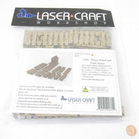 LCW2205 Bayou Wharf And Dock House 28mm MiniatureTerrain Laser Craft