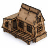 LCW2215 The Parvis House Building 28mm Scale Miniature Terrain Laser Craft