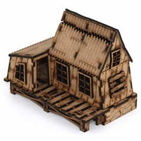 LCW2215 The Parvis House Building 28mm Scale Miniature Terrain Laser Craft