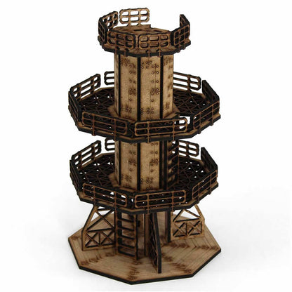 LCW2625 Heavy Industry Elevated Storage Tank 28mm Scale Miniature Terrain