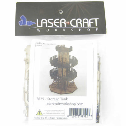 LCW2625 Heavy Industry Elevated Storage Tank 28mm Scale Miniature Terrain