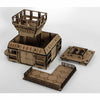LCW2635 Command Center for Heavy Industry Building 28mm Scale Miniature Terrain