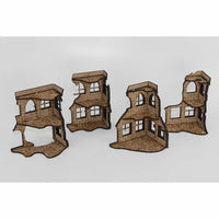 LCW2710 The Four Corners Ruin Building 28mm Scale Miniature Terrain