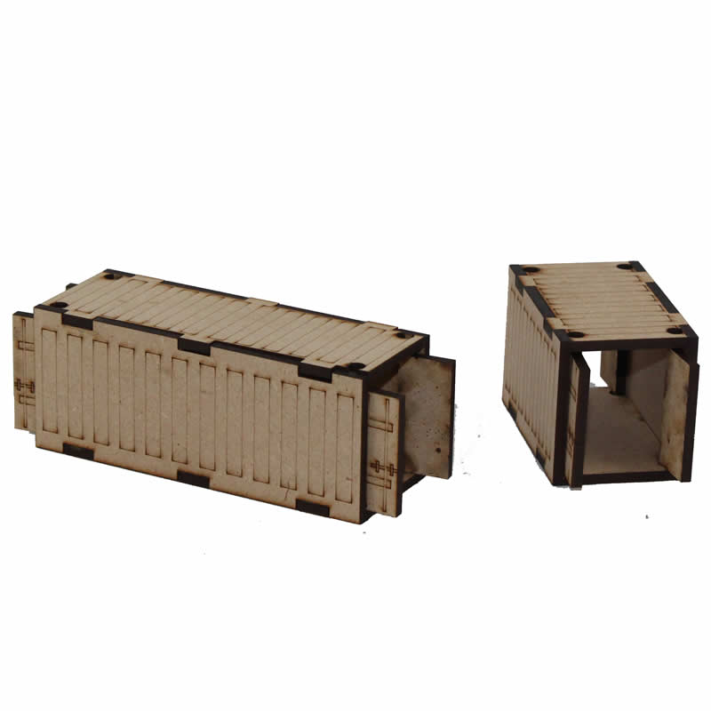 LCW9020 Gaslands Sea Containers 28mm Scale Miniature Terrain Laser Craft