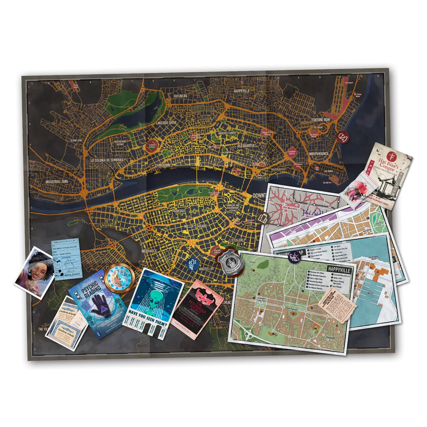 Crime Board City Map 2
