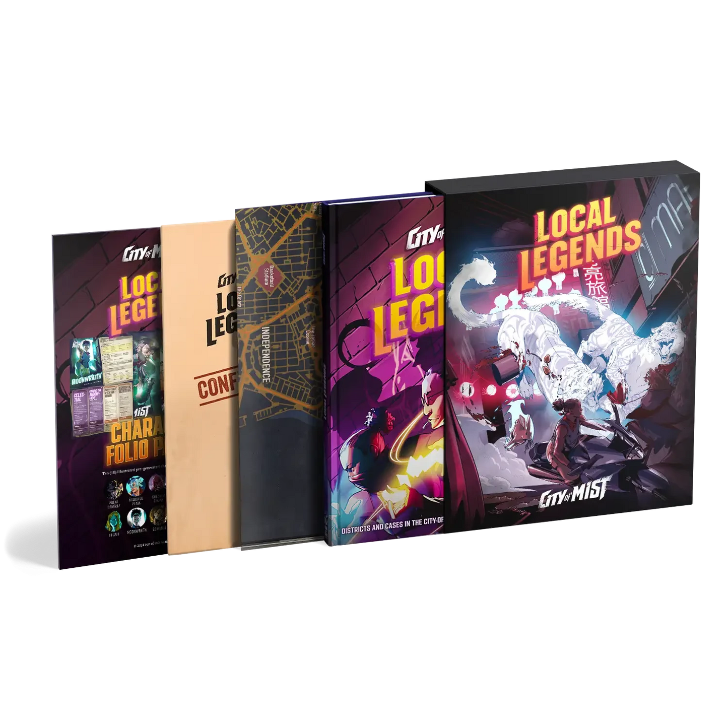 The Vigilante Set — City of Mist Local Legends Premium Slipcase Bundle