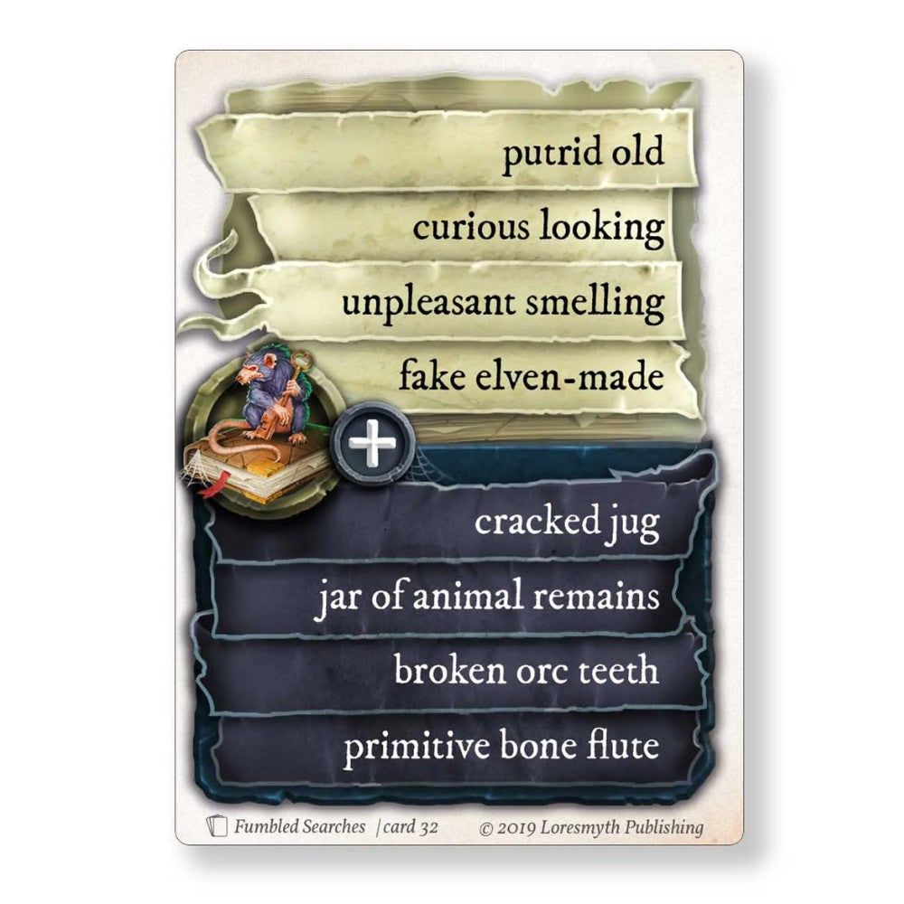 Dungeon Discoveries: Fumbled Searches Card Deck