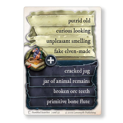 Dungeon Discoveries: Fumbled Searches Card Deck