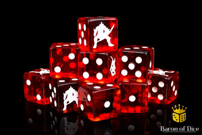 Cave Goblin, Red, Square 16mm Dice