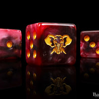 Four-Tusked Elephant, Square 16mm Dice