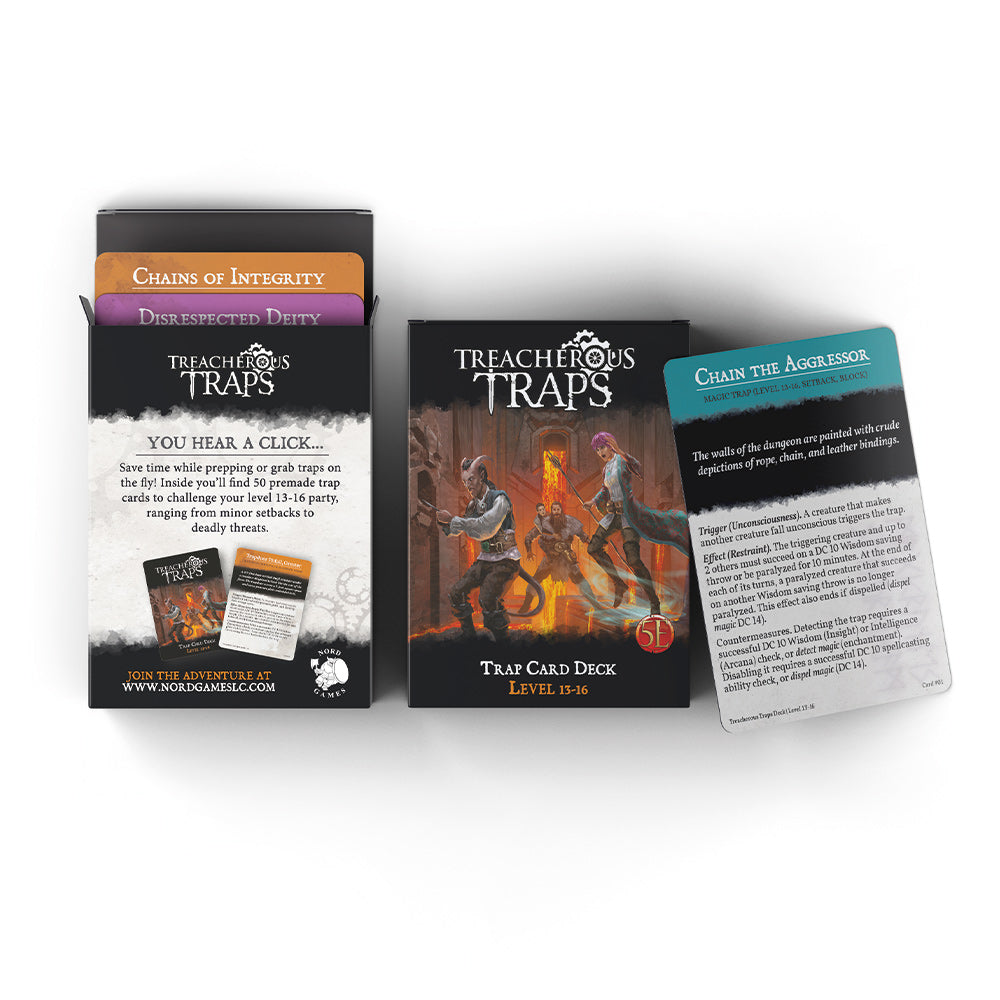 Treacherous Traps Deck Level 13–16 (5E)