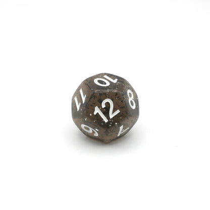 Essence of Licorice - 7 Piece DnD Dice Set | Acrylic RPG Gaming Dice