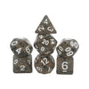 Essence of Licorice - 7 Piece DnD Dice Set | Acrylic RPG Gaming Dice
