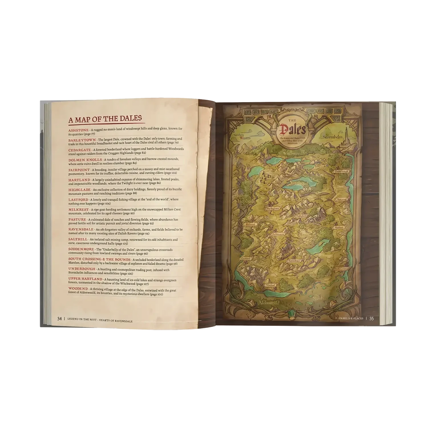 Hearts of Ravensdale - Setting Book - Legend in the Mist