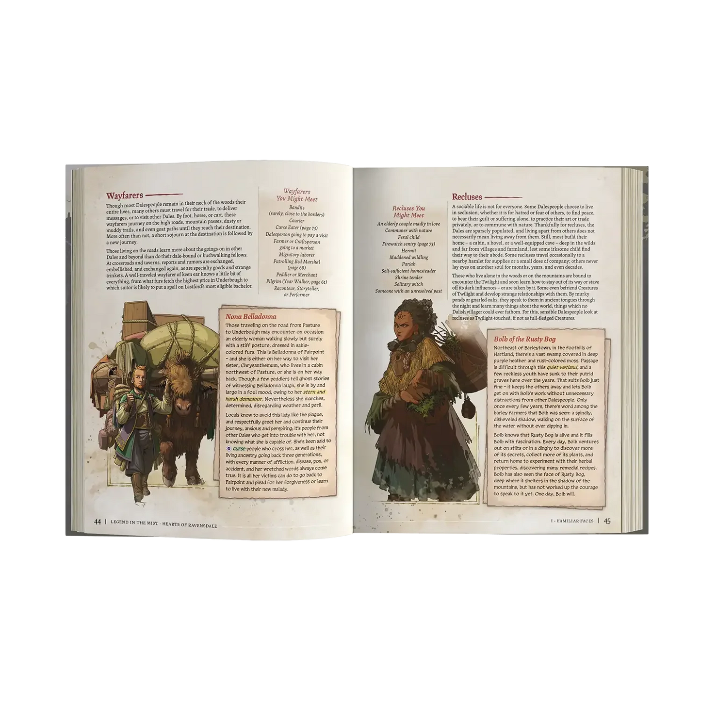 Hearts of Ravensdale - Setting Book - Legend in the Mist