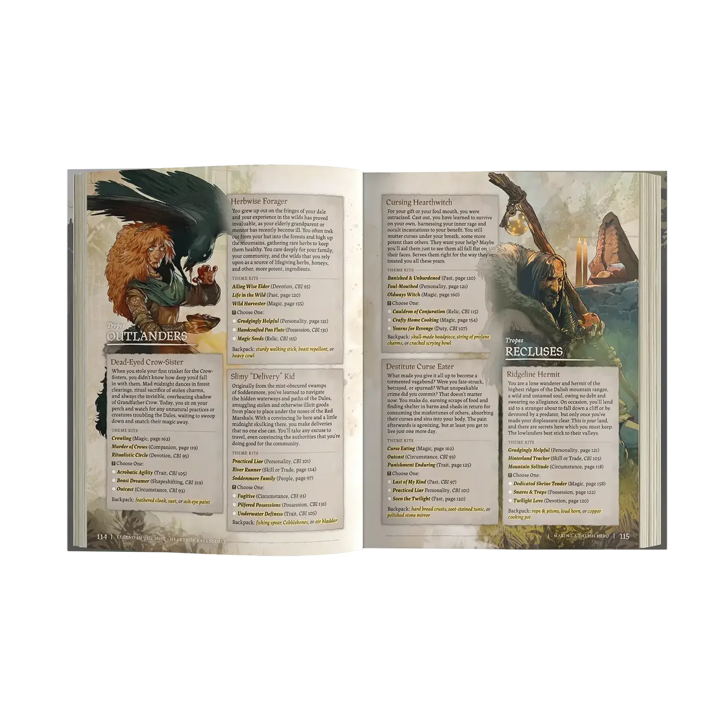 Hearts of Ravensdale - Setting Book - Legend in the Mist